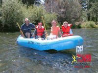 Floating down the Truckee River